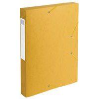 Lot de 10 Bte de class. Cartobox Dos 40mm cte lustrée A4 jaune thumbnail image 2