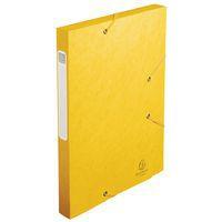 Lot de 25 Bte de class. Cartobox Dos 25mm cte lustrée A4 jaune thumbnail image 2