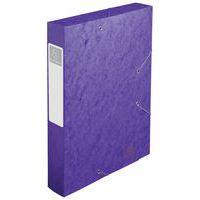 Lot de 10 Bte de class. Cartobox Dos 60mm cte lustrée A4 violet thumbnail image 2
