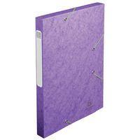 Lot de 25 Bte de class. Cartobox Dos 25mm cte lustrée A4 mauve thumbnail image 2