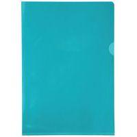 Etui carton de 100 poch. coin pvc lisse  hr 13/100e A4 vert - Image principale