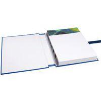 Lot de 10 chemises dos extensible avec rabat papier 24x32cm bleu foncé - Image 2