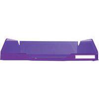 Lot de 6 Corbeille à courrier MIDI-COMBO violet translucide - Image 2