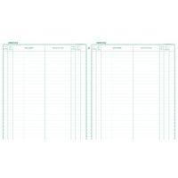 Registre 32x27cm Enregistrement du courrier 26 lignes 200 pages thumbnail image 3