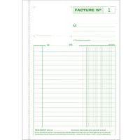 Lot de 10 Manifold Factures 21x14,8cm 50 feuil. dupli autocop. simple thumbnail image 2