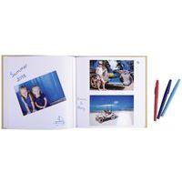 Lot de 2 albums photos livre 30 pages blanches 25x25cm ZÉPHIRE beige thumbnail image 3