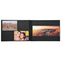 Album photos à spirales 50 pges noires passion 32x22cm rouge thumbnail image 2