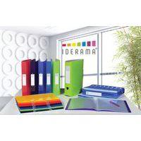 Lot de 10 Class. 4 anneaux 30mm IDERAMA PP 7/10e A4 maxi Bleu clair - Image 3