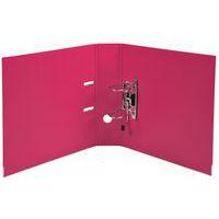 Lot de 10 Classeur à levier Prem'Touch - Dos 80mm - A4 maxi Framboise - Image 4