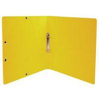 Lot de 20 Classeur à élastiques 2 anneaux 15mm Iderama - A4 - Jaune - Image 4