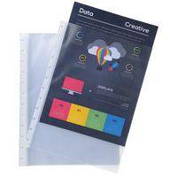 Lot de 10 Pochettes polypropylène grainé pour protège-documents à anneaux - Image 3