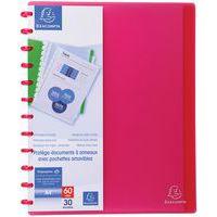 Lot de 4 Protège-doc. à ann. et poch. détach. 60 vues A4 rge transp. - Image 2