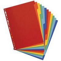 Lot de 25 Intercalaires carte lustrée 400g 12 positions - A4 - Image 2