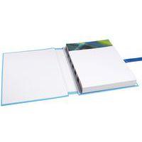 Lot de 10 chemises dos extensible avec rabat papier 24x32cm bleu clair thumbnail image 3