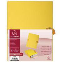 Lot de 25 chem. dos extensible papier toilé 24x32cm filmée par 5 jaune thumbnail image 3