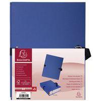 Lot de 25 chem. dos extens. pap. toilé 24x32cm filmée par 5 bleu foncé thumbnail image 2