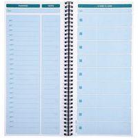 Lot de 5 Carnet spiralé 29,7x14cm - à faire ce jour - 125 feuilles - Image 4