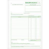 Lot de 5 Manifold Devis Micro-entrepreneur 50 feuillets dupli autocopiants thumbnail image 4