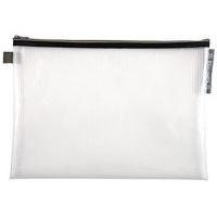 Lot de 10 Pochette à fermeture éclair en plast. souple A4 col. assort. thumbnail image 2