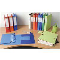 Lot de 10 Class. rembordé papier 4 anneaux 30mm Forever A4 Bleu foncé thumbnail image 3