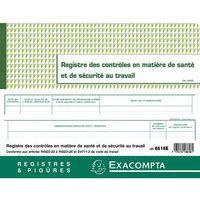 Lot de 5 Registre des contrôles de santé et de sécurité au travail - 20 pages thumbnail image 3