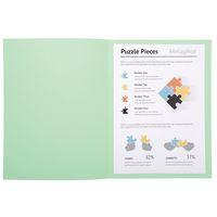 Lot de 5 paquets 100 chemisess SUPER 210 - 24x32cm - vert clair thumbnail image 3