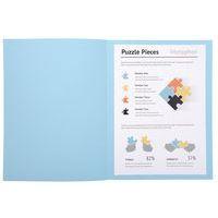 Lot de 5 paquets 100 chemisess SUPER 210 - 24x32cm - bleu clair thumbnail image 4