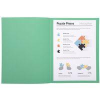 Lot de 5 paquets 100 chemisess SUPER 210 - 24x32cm - vert vif thumbnail image 3