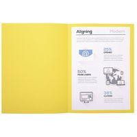 Lot de 5 paquets de 100 chem. Forever 170 100% recyclé 24x32cm jaune thumbnail image 3