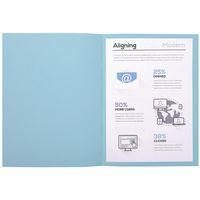 Lot de 5 paquets 100 chem. Forever 170 100% recyclé 24x32cm bleu clair thumbnail image 3