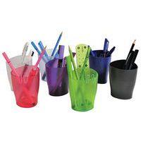 Lot de 10 Pot à crayons Ecopen Office cristal thumbnail image 5