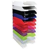 Lot de 10 Corbeille à courrier ECOTRAY ECOBlack noir thumbnail image 3