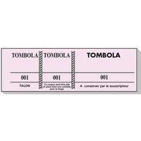 Lot de 100 Bloc tombola 100 feuillets numérotés de 3 volets thumbnail image 3