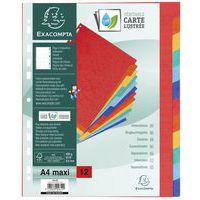 Lot de 15 Intercalaires carte lustrée 400g 12 positions - A4 maxi - Image 3