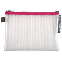 Lot de 10 Pochette à fermeture éclair en plast. souple A5 col. assort. thumbnail image 2