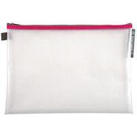 Lot de 10 Pochette à fermeture éclair en plast. souple A4 col. assort. thumbnail image 4