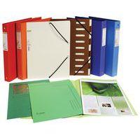 Lot de 10 Class. rembordé papier 4 anneaux 30mm Forever A4 Bleu foncé thumbnail image 5