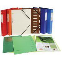 Lot de 10 Class. rembordé papier 4 anneaux 30mm Forever A4 Vert foncé thumbnail image 2