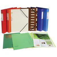 Lot de 10 Classeur rembordé papier 4 anneaux 30mm Forever - A4 - Rouge - Image 5