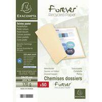 Lot de 10 paquets de 50 chem. Forever 170 100% recyclé 24x32cm vert vif thumbnail image 3