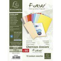 Lot de 5 paq. 100 chem. Forever 170 100% recyclé 24x32cm col. assort. thumbnail image 3