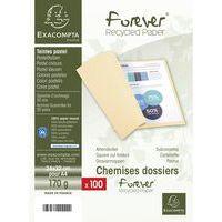 Lot de 5 paquets de 100 chem. Forever 170 100% recyclé 24x32cm rouge thumbnail image 2