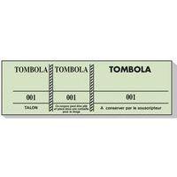 Lot de 100 Bloc tombola 100 feuillets numérotés de 3 volets - Image 4