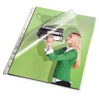 Lot de 100 Pochettes perforées Premium, A4, PP grainé, 130µ, x100 - Image principale