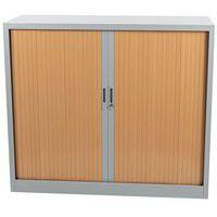 Armoire à rideaux Manutan 105X120X45 cm Alu/Hêtre thumbnail image 10