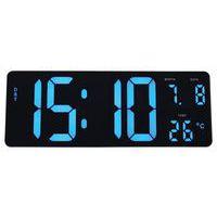 Horloge digitale LCD murale ou à poser diode bleue - Image principale