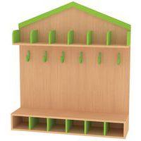 Vestiaire cabane 6 enfants  hêtre  vert-Bessière - Image principale