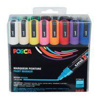 Set 16 markers assortis pointe conique moyenne 2.5 mm - Posca