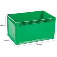 Bac norme Europe gerbable Eurowave - Longueur 400 à 600 mm - 10 à 60 L - UTZ - Image 2