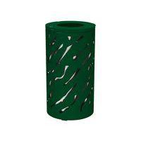 Poubelle Venise 80 L avec seau - galva vert 6005 - Image principale
